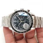 OM Factory Omega Speedmaster Racing 9900 Watch Stainless Steel Black Dial